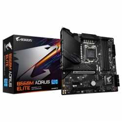 Gigabyte B560M AORUS ELITE Motherboard, Intel Socket 1200, Micro ATX, DDR4, USB 3.2 Type-C, RGB Fusion 2.0, PCIe 4.0, Q-FLASH, 2