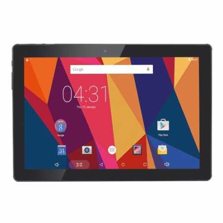 HANNspree Pad 10.1 "Hercules 2", 16GB, WiFi, Android 7.0, ARM MT8163, 2MP Cameras, 5 Hours Battery Life, Black
