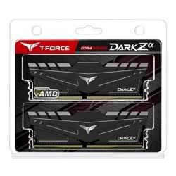 Team Dark Za TDZAD432G4000HC18LDC01 32GB DIMM System Memory, DDR4, 4000MHz, 2 x 16GB, Aluminum Heatsink, 288 Pin, 1.4v, CL18-24-