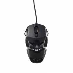Mad Catz R.A.T. 1+ Gaming Mouse, USB 2.0, Ultra Lightweight at 60g with Adjustable Palm Rest, Ergonomic, Ambidextrous Design, Ad