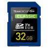 Team TSDHC32GIV1001 Classic Flash Memory Card, 32GB, SDHC, UHS U1, Retail Packed