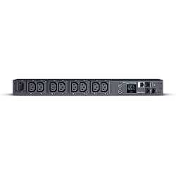 CyberPower PDU41004 Power Distribution Unit, 1U Vertical/Horizontal Rackmount, 1x IEC C14 Input, 8 Outlets, Real-Time Local/Remo