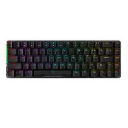 Asus ROG FALCHION NX RED Compact 65% Mechanical RGB Gaming Keyboard, Wireless/USB, ROG NX Red Switches, Per-key RGB Lighting, To