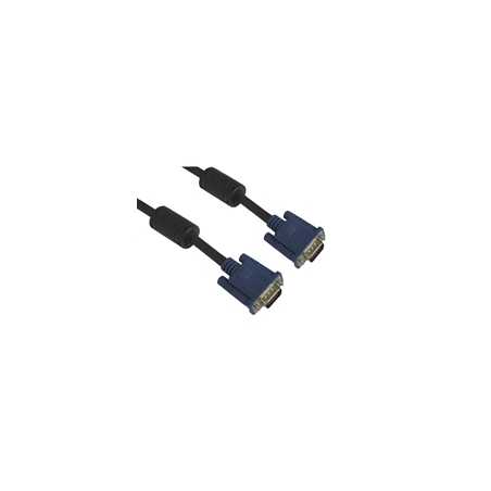 VCOM VGA (M) to VGA (M) 5m Black Retail Packaged Display Cable