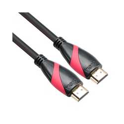 VCOM HDMI 2.0 (M) to HDMI 2.0 (M) 3m Black 4K Supported Retail Packaged Display Cable