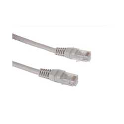VCOM RJ45 (M) to RJ45 (M) CAT5e 20m Grey Retail Packaged Moulded Network Cable