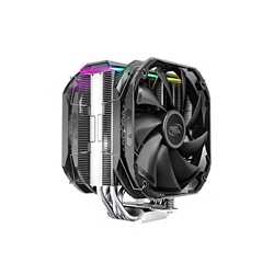 DeepCool AS500 PLUS Universal Socket 140mm PWM 1200RPM Addressable RGB LED Fan CPU Cooler with Wired Addressable RGB Controller