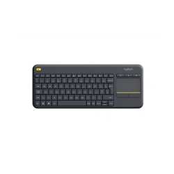 Logitech Wireless Touch Keyboard K400 Plus QWERTY UK Layout Black