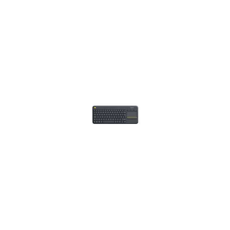 Logitech Wireless Touch Keyboard K400 Plus QWERTY UK Layout Black