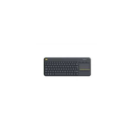 Logitech Wireless Touch Keyboard K400 Plus QWERTY UK Layout Black