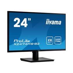 Iiyama ProLite X2474HS-B2 23.6" Full HD VGA / HDMI / DisplayPort Black Monitor