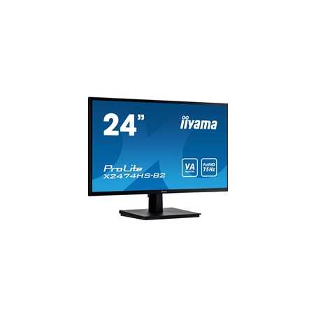 Iiyama ProLite X2474HS-B2 23.6" Full HD VGA / HDMI / DisplayPort Black Monitor