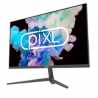 piXL CM24F17 24 Inch Frameless Monitor, Widescreen IPS LCD Panel, 5ms Response Time, 75Hz Refresh Rate, Full HD 1920 x 1080, VGA