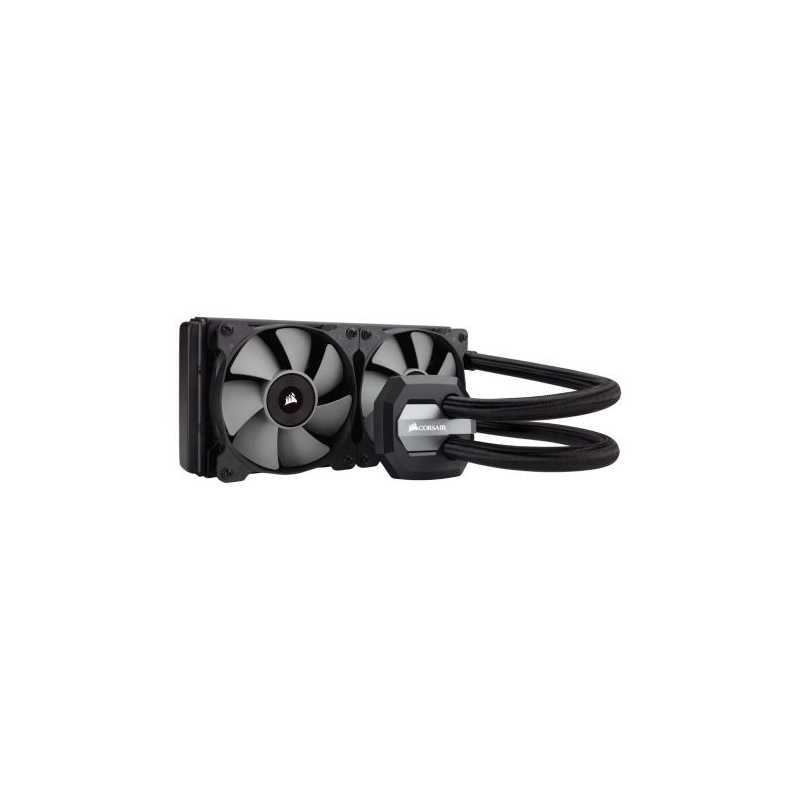 Corsair Hydro H100i v2 240mm RGB Liquid CPU Cooler, 2 x 12cm PWM Fans, Link Monitoring