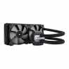 Corsair Hydro H100i v2 240mm RGB Liquid CPU Cooler, 2 x 12cm PWM Fans, Link Monitoring