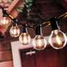 ENER-J Solar String Lights, 7.6m, 25 Filament Bulbs 