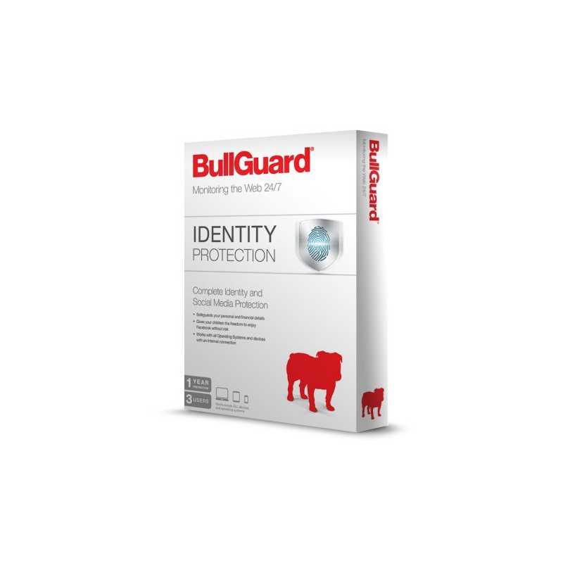 Bullguard Identity Protection Retail - Single 3 User Licence - 1 Year - PC, Mac & Android