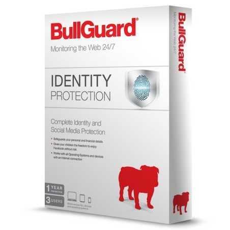 Bullguard Identity Protection Retail - Single 3 User Licence - 1 Year - PC, Mac & Android