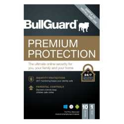 Bullguard Premium Protection 2021 1 Year/10 Device 10 Pack Multi Device Retail Licence English