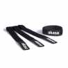 Akasa Re-Usable Velcro Cable Ties, Black, Self-fastening, Pack of 5