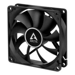 Arctic F9 Silent 9.2cm Case Fan, Black, 9 Blades, Fluid Dynamic, 6 Year Warranty