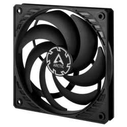 Arctic P12 Slim 12cm Pressure Optimised PWM PST Case Fan, Black, Fluid Dynamic, 300-2100 RPM, 10 Year Warranty