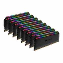 Corsair Dominator Platinum RGB 64GB Kit (8 x 8GB), DDR4, 3200MHz (PC4-25600), CL16, XMP 2.0, DIMM Memory