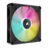 Corsair iCUE ML140 RGB Elite Premium 14cm PWM Case Fan, Magnetic Levitation Bearing, 400-1600 RPM, AirGuide Technology