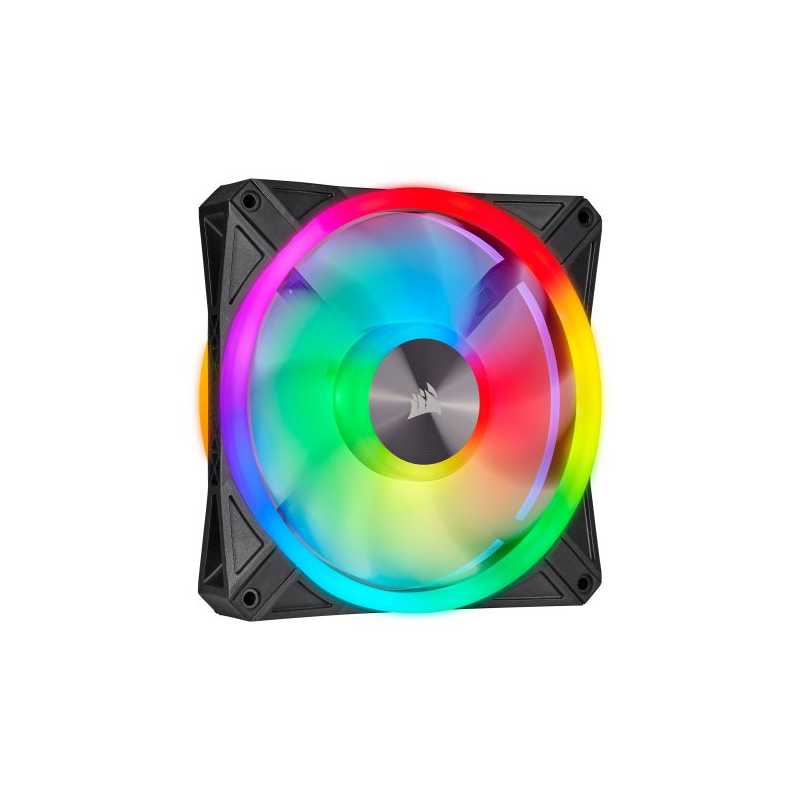 Corsair iCUE QL140 14cm PWM RGB Case Fan, 34 ARGB LEDs, Hydraulic Bearing, Single Fan Expansion Pack