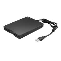 Sandberg External USB 3.5" Floppy Drive, White/Grey, 0.5 Metre Cable, 5 Year Warranty