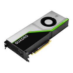 PNY Quadro RTX6000 Professional Graphics Card, 24GB DDR6, 4 DP (DVI & HDMI adapters), VirtualLink, USB-C, Turing Ray Tracing