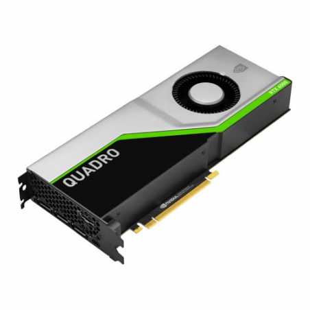 PNY Quadro RTX6000 Professional Graphics Card, 24GB DDR6, 4 DP (DVI & HDMI adapters), VirtualLink, USB-C, Turing Ray Tracing