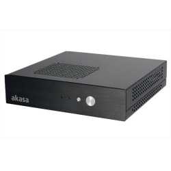 Akasa Unbranded Cypher, Ultra Compact Thin, Mini-ITX, Case, Fanless, 2.5", VESA Mountable