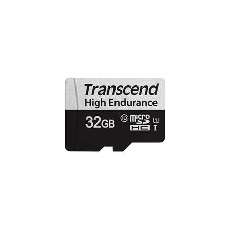Transcend TS32GUSD350V 32GB Micro SD, UHS-I, U1, High Endurance Memory Card