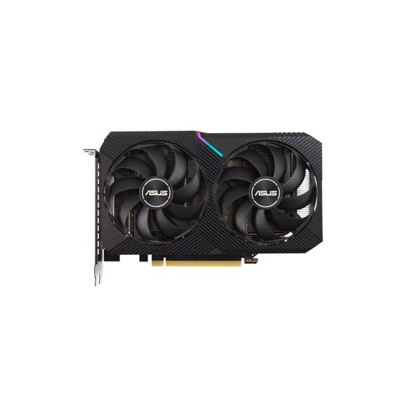 Asus DUAL RTX3060 V2 OC, PCIe4, 12GB DDR6, 1867MHz Clock, HDMI, 3 DP, RGB Lighting. LHR