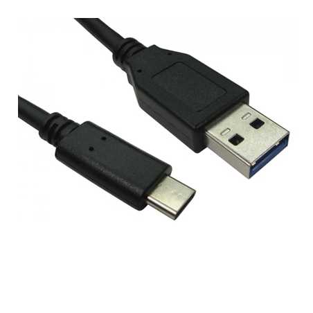 TARGET USB3C-921-2M Data Cable, USB 3.1 Type-C (M) to USB 3.1 Type-A (M), 2m, Black, 5Gbps Data Transfer Rate, Supports up to 3A