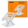 PREVO Aluminium Alloy Laptop Stand, Fit Devices from 11 to 17 Inches, Non-Slip Silicone, Height and Angle Adjustable