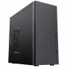 CiT Course Case, Home & Business, Black, Micro Tower, 2 x USB 3.0 / 1 x USB 2.0, Brushed Aluminium Finish for a Refined and Tidy