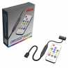 AKASA Vegas Remote Control Mate Addressable RGB Controller Cable with Remote, SATA 15-Pin (M) to 3-Pin 5V ARGB Connector (M), 0.