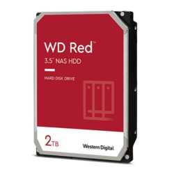 WD 3.5", 2TB, SATA3, Red Series NAS Hard Drive, 5400RPM, 256MB Cache, OEM