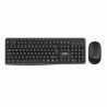 Jedel WS770 Wireless Desktop Kit, Multimedia Keyboard, 1600 DPI Mouse, Black