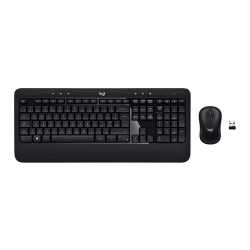 Logitech Advanced Wireless Keyboard and Mouse Desktop Kit - K540E KB & M185 Mouse, USB