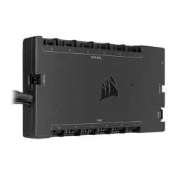 Corsair iCUE Commander Core XT Digital Fan & RGB Lighting Controller, Supports up to 6 PWM Fans, Zero RPM mode, 2 Temp. Sensors