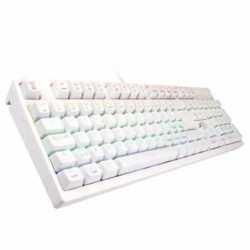 Xtrfy K2-RGB Mechanical Gaming Keyboard, Kailh Red Switches, RGB Lighting, Unlimited Anti Ghosting Keys, White