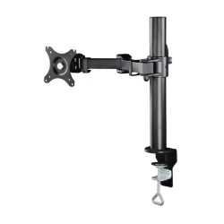 Hama FULLMOTION Single Monitor Arm, Up to 26" Monitors, Tilt 90 / 90°, 360° Rotation