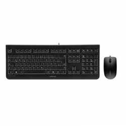 Cherry DC 2000 Wired Keyboard and Mouse Combo, USB Plug-and-Play, Full-Size Keyboard with Optical Mouse, 1200dpi, Compatible wit