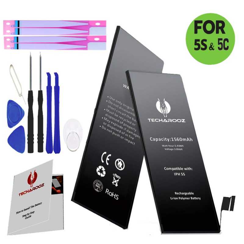 TECHAROOZ iPhone 5s / 5C Battery Replacement Kit