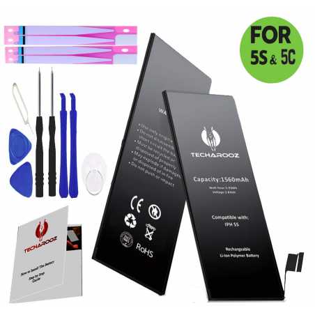 TECHAROOZ iPhone 5s / 5C Battery Replacement Kit