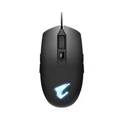 Gigabyte Aorus M2 USB RGB Fusion 2.0 LED Matte Black Programmable Gaming Mouse