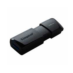 Kingston DataTraveler ExodiaM DTXM/32GB USB Flash Drive, 32GB, USB 3.2, Black, Moving Cap Design